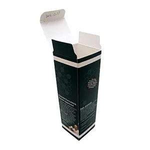 Custom Colorful Small Carton Foldable Paper Tuck End Cardboard Cosmetic Packaging Box